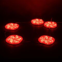 PowerMaster PM-14705 12 Volt 3 Watt Kırmızı Sabit 6565-2835 Modül Led 65x65x12mm