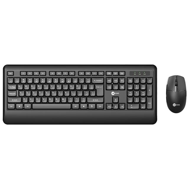 Lenovo Lecoo KW202 Kablosuz Q Klavye - Mouse Set Siyah