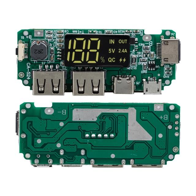 Weko WK-22852 Lityum Pil Powerbank Şarj Modülü Dijital Ekranlı Üç Port 5V-2.4A