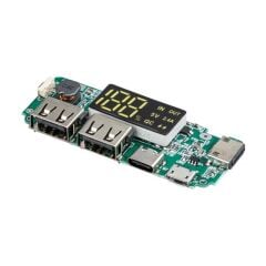 Weko WK-22852 Lityum Pil Powerbank Şarj Modülü Dijital Ekranlı Üç Port 5V-2.4A