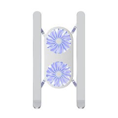 POWERMASTER PM-24572 ÇİFT FANLI TAŞINABİLİR ALÜMİNYUM NOTEBOOK SOĞUTUCU STAND