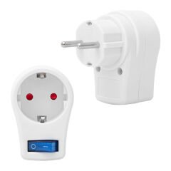 POWERMASTER 10 AMPER - 2510 WATT TEKLİ BEYAZ ANAHTARLI AKIM KORUMALI PRİZ (İNTERNET SATIŞI 100TL ALTI YASAK)