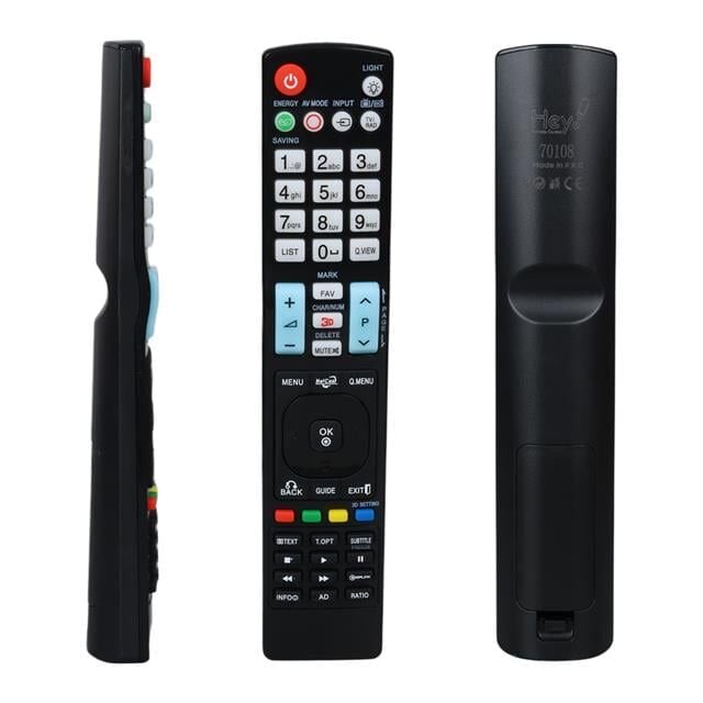 Hey RM-L999 Küçük Kalıp LG Netcast Tuşlu Yazısız Lcd Led TV Kumanda (Rc0999)