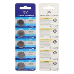 PowerMaster PM-9535 CR2016 3 Volt Lityum Para Pil (5'li Paket)