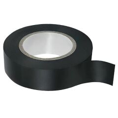 Globe NO2133 19mm 25Yrd Vinil Alev Yürütmeyen İzole Bant 23 Metre Siyah Tekli