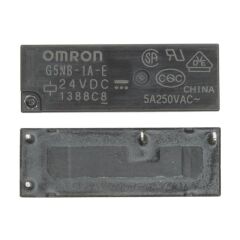 Omron G5NB-1A-E 24VDC Kart Rölesi 24 Volt 4 Pin Bacak Siyah 16X4C16